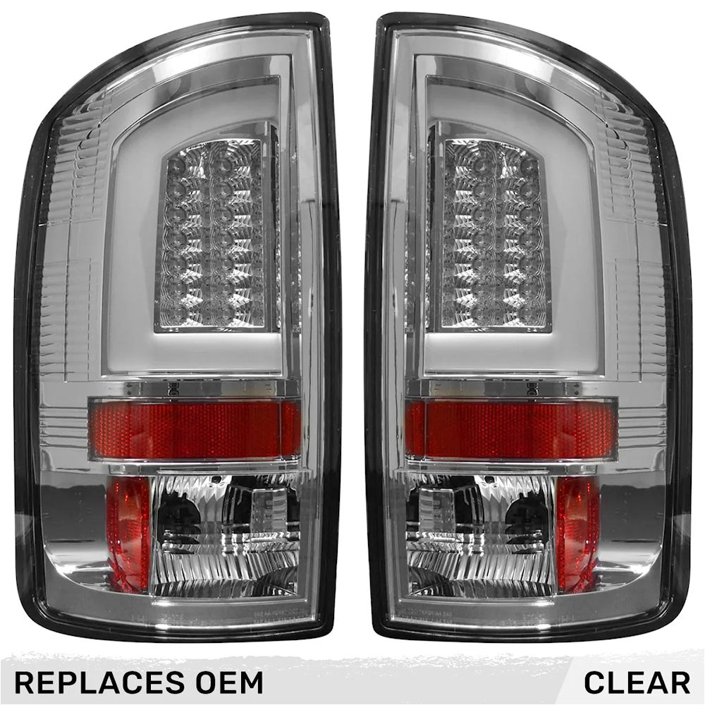 Taillights OLED Chrome (clear) 00-06 Chevy Tahoe