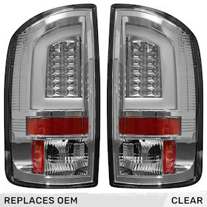 Recon OLED Tail Lights (Chrome) for 2000-06 Chevy Tahoe