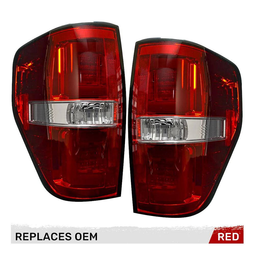 Taillights OLED Chrome (red) 09-14 Ford F150