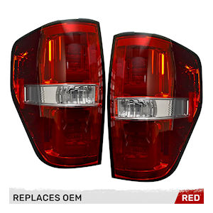 Recon OLED Tail Lights (red) for 09-14 Ford F150 Trucks
