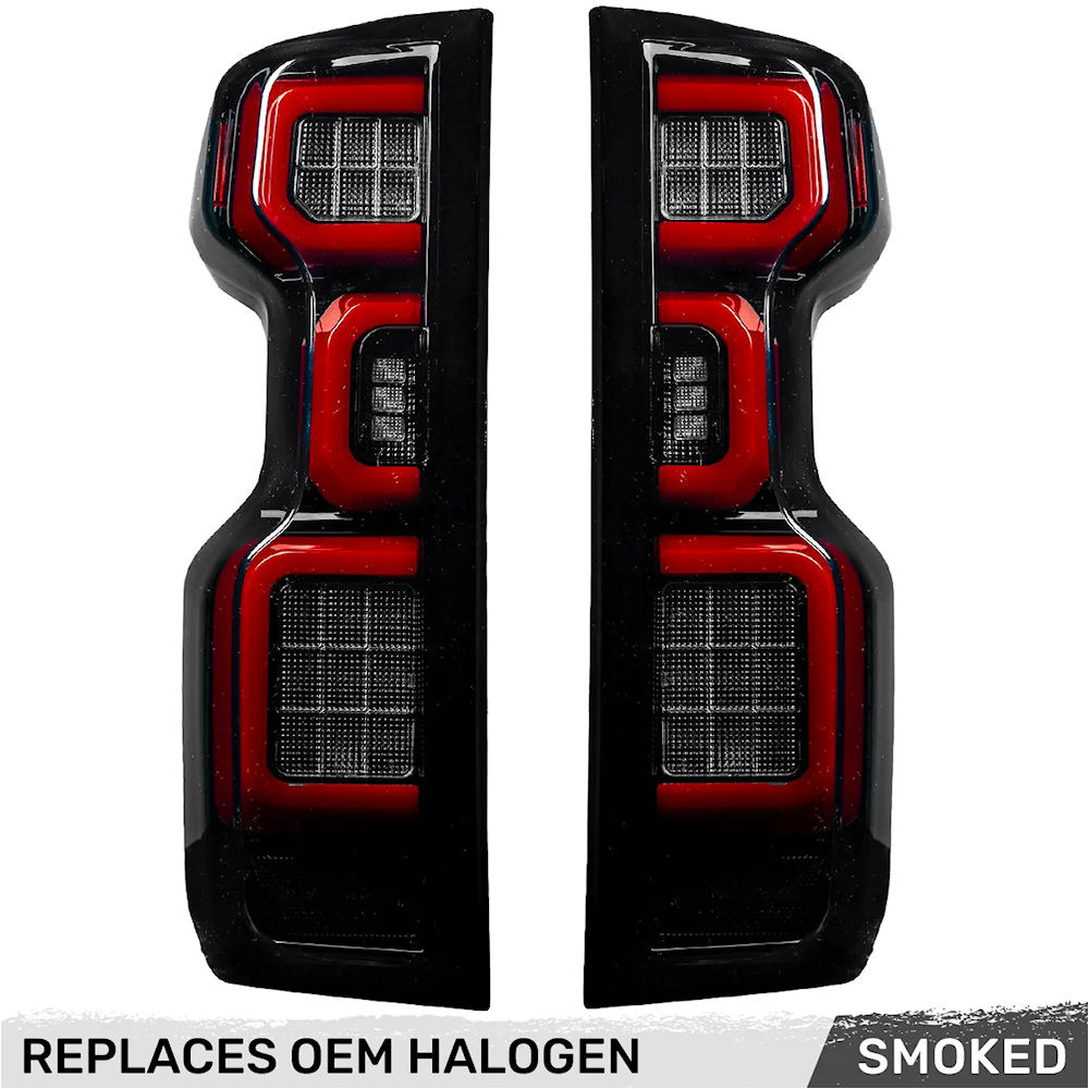 Taillights OLED Chrome (tinted) 19-26 Chevy Silverado