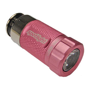 Spotlight LED Taschenlampe 12V NiMH Akku (Pink Caddy)