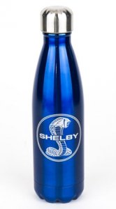 Shelby Snake Thermos Bottle Water Bottle 17o z Blue
