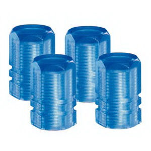 1x Foliatec AirCaps Tire Valve Stem Caps (Acryl) blue