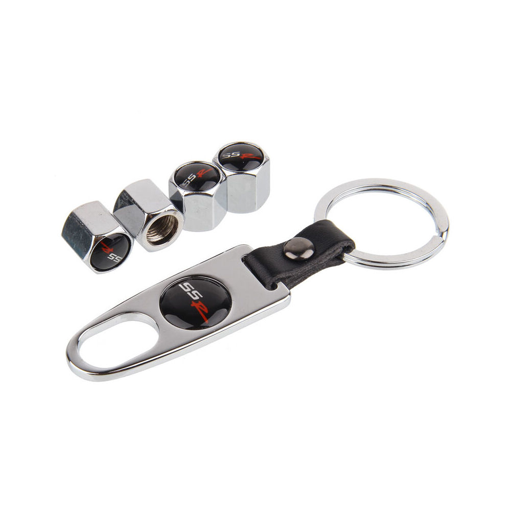 Tire Valve Stem Caps+Key (Chrome) 03-06 Chevy SSR
