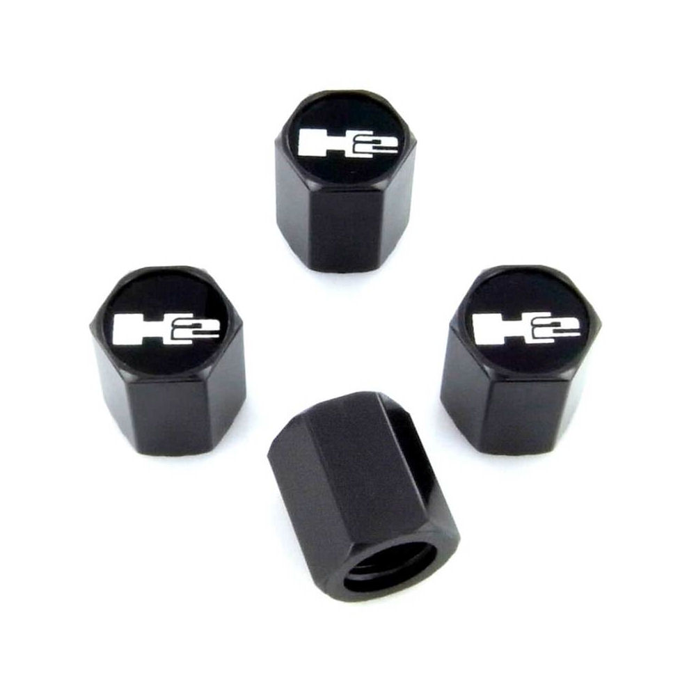 Tire Valve Stem Caps (black) 03-09 Hummer H2