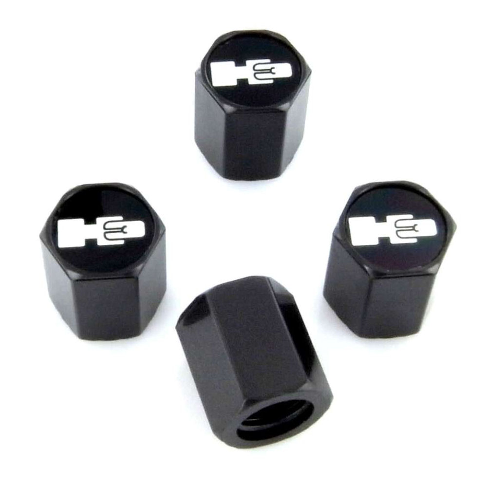Tire Valve Stem Caps (black) 05-10 Hummer H3