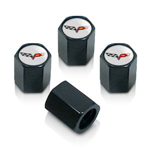Logo Caps Tire Valve Stem Caps (2005-2013 Corvette C6)