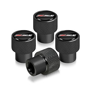 Black Tire Valve Stem Caps for 88-26 GM Trucks/SUV