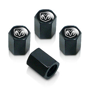 Logo Caps Tire Valve Stem Cap Set for 1994-26 Dodge RAM
