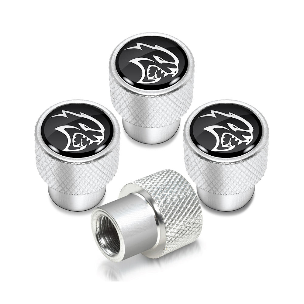 Tire Valve Stem Caps (silver) 15-24 SRT Hellcat