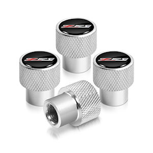 Silver Tire Valve Stem Caps for 88-26 GM Trucks/SUV