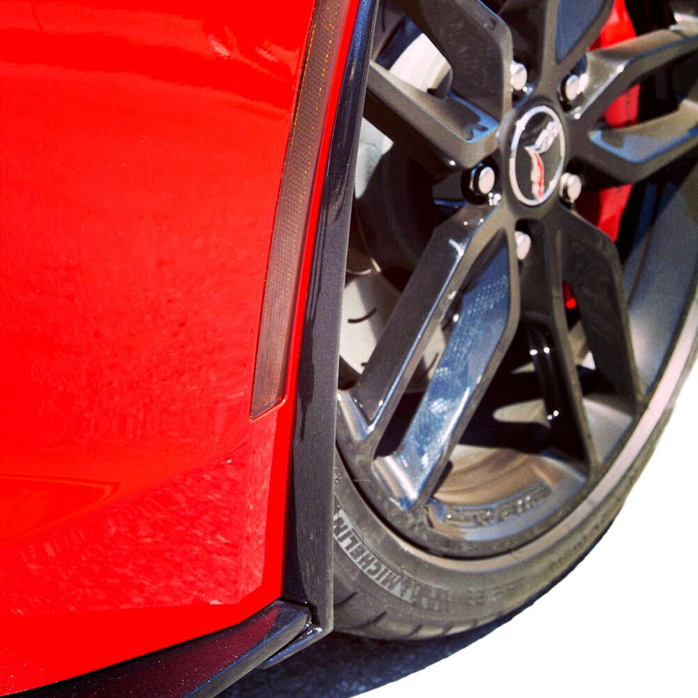 Front Wheel Deflectors from ACS for 20142019 Chevrolet Corvette Stingray