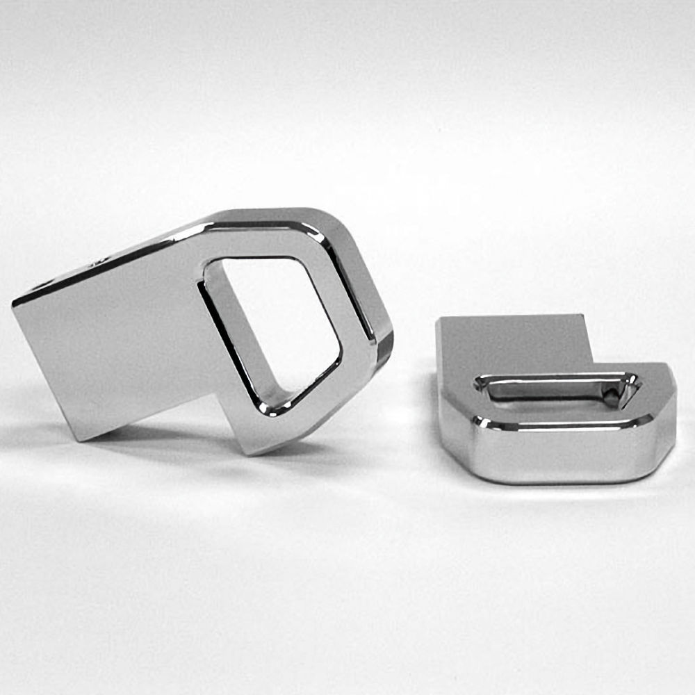 Tow Hooks Billet Front B (Chrome) 03-09 Hummer H2