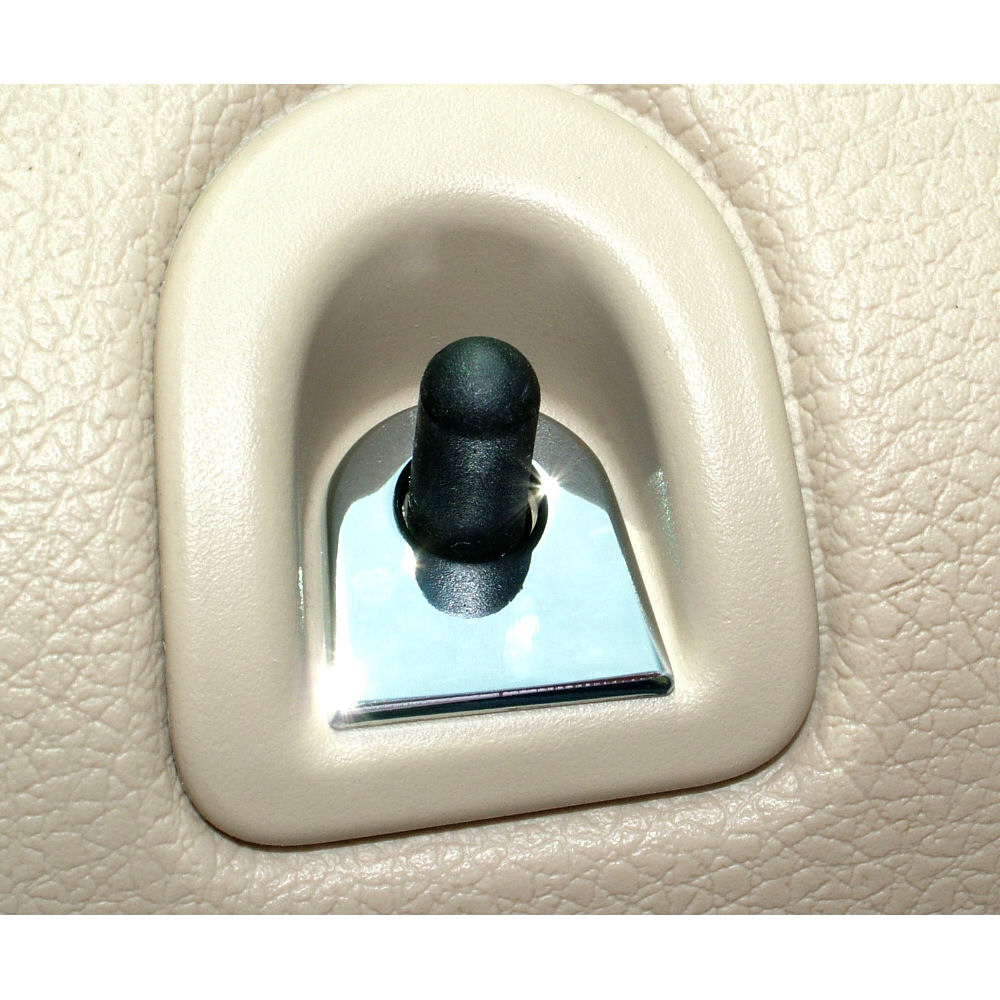 T�rknopfrahmen Aluminium (Chrom) 05-14 Ford Mustang