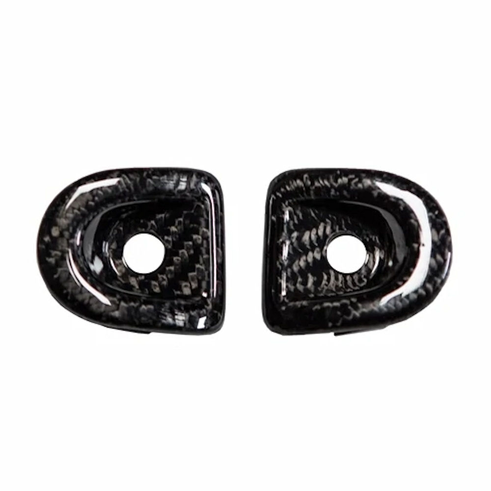 T�rknopfrahmen Karbon (schwarz) 05-14 Ford Mustang