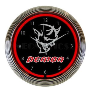 Dodge Life Wall Clock (SRT� Demon) made of Acryl