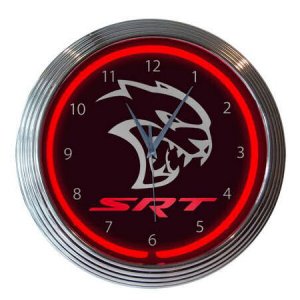 Dodge Life Wanduhr (SRT� Hellcat) aus Acryl