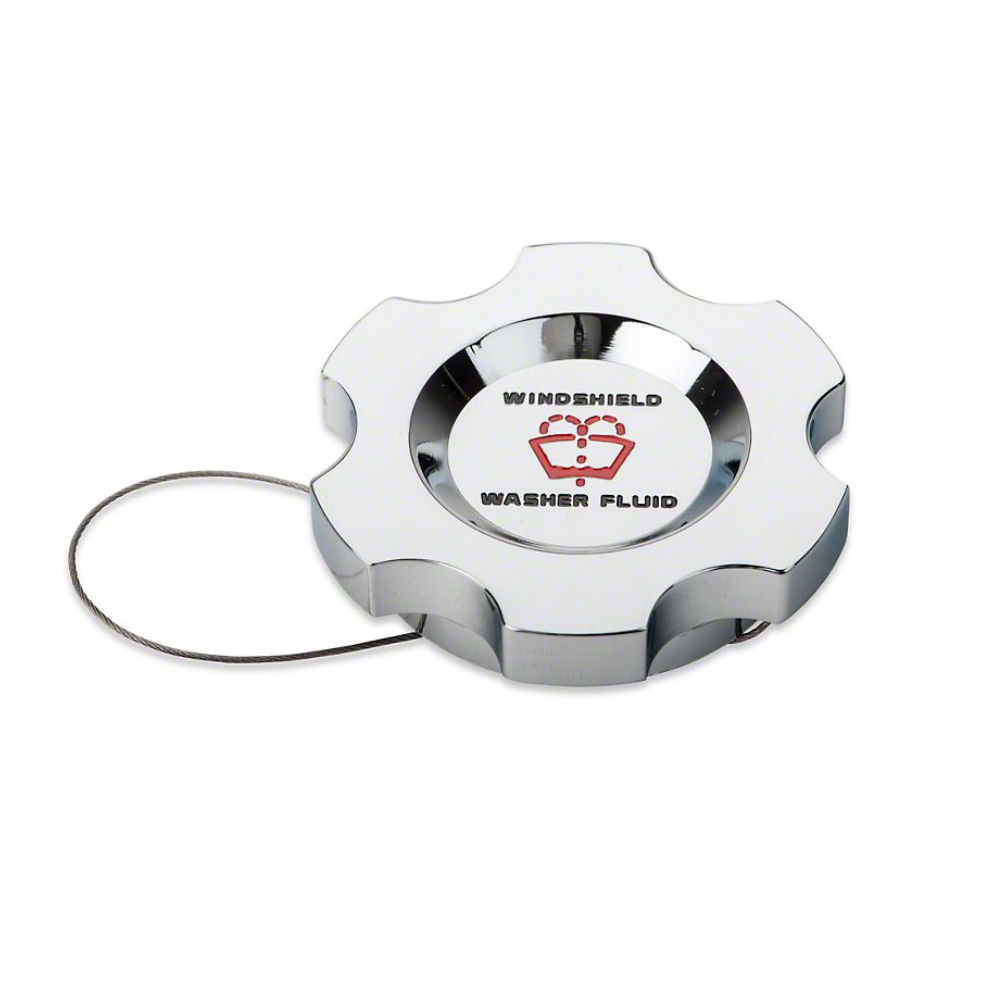 Washer Fluid Cap Billet (Chrome) 05-09 Ford Mustang