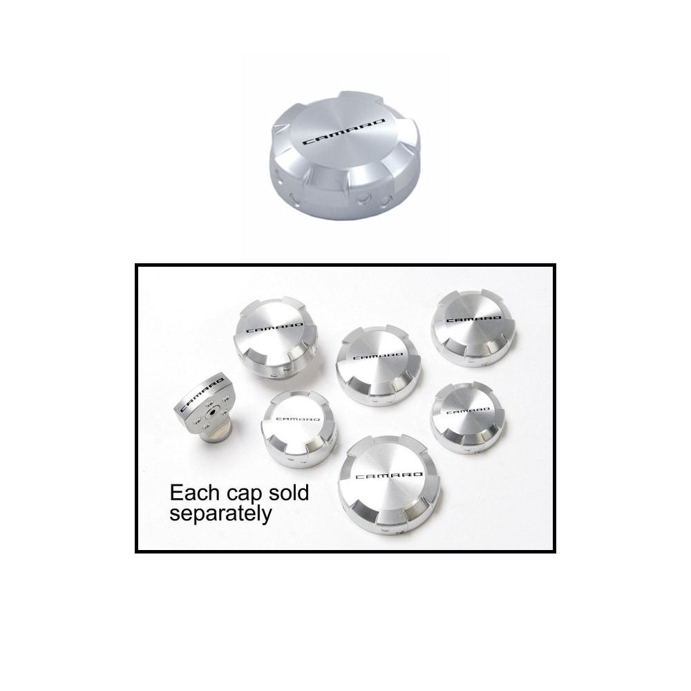 Washer Fluid Cap Cover Billet (silver) 10-15 Chevy Camaro