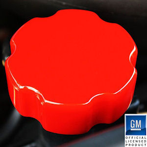 Alu-Abdeckung für Wasserkühler (orange) für 2010-2015 Chevrolet Camaro Alu-Abdeckung für Wasserkühler (orange) für 2010-2015 Chevrolet Camaro