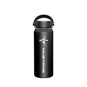 Insulated Travel Tumbler Water Bottle Mustang Tribar