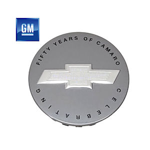 1x GM Wheel Center Cap 50 Years for 16-24 Chevy Camaro