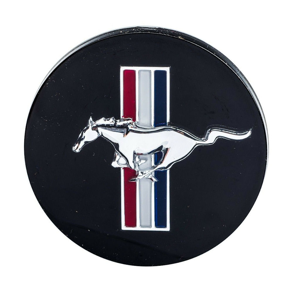 Wheel Center Hubcap 1x (Tri-Bar Pony) 01-04 Ford Mustang