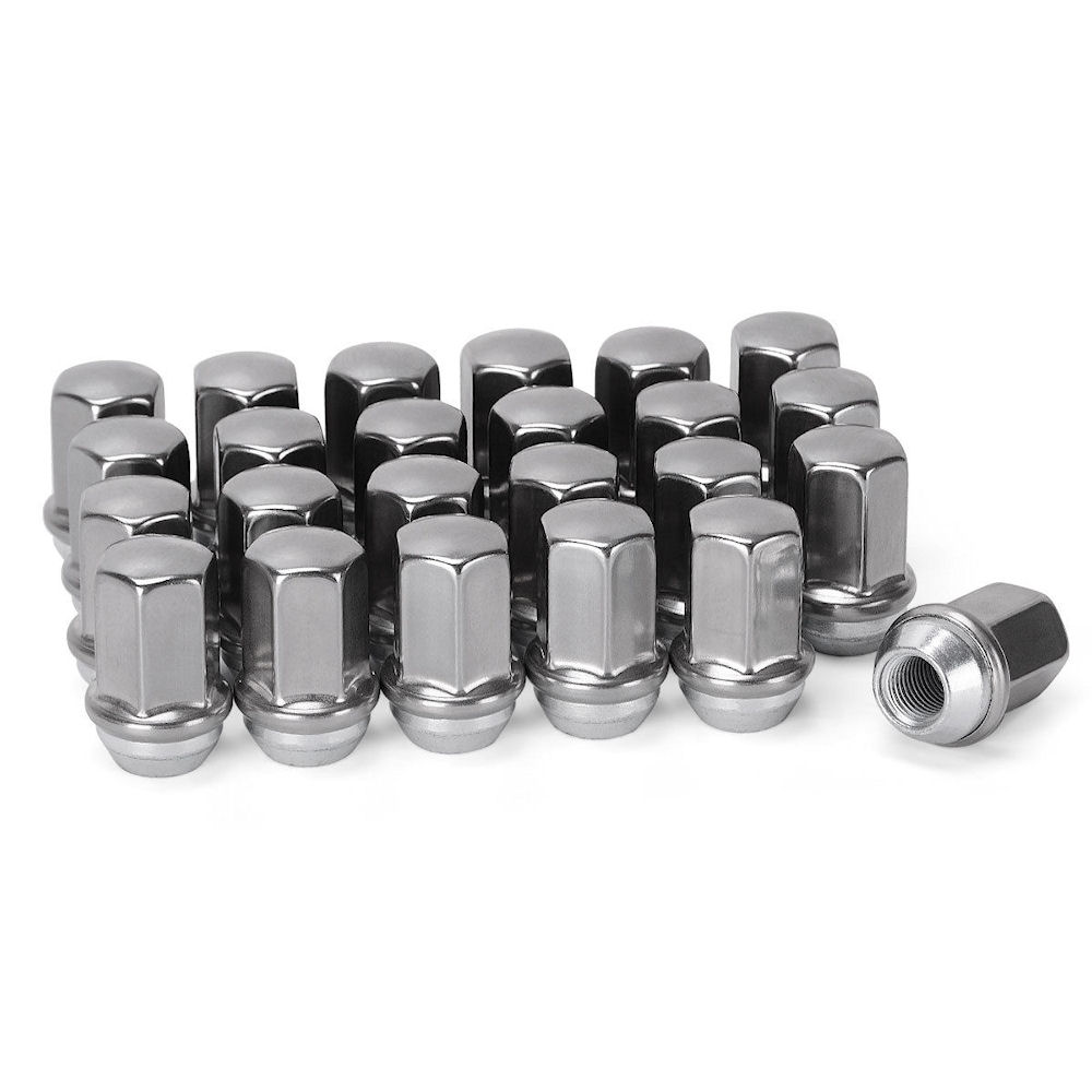 20 Wheel Lug nuts tapered closed black M14x1,5 for Chrysler Ford Land Rover Opel 