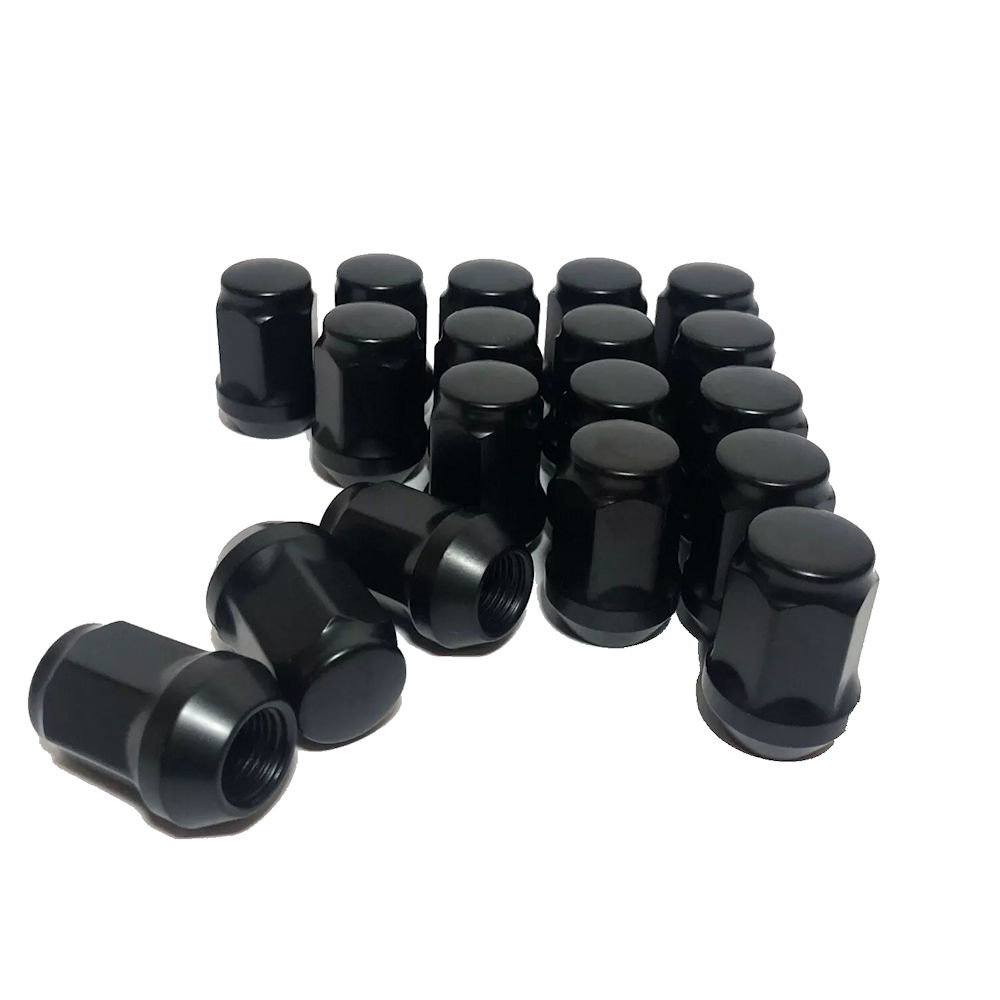 Wheel Lug Nut 14x1.5 Acorn B 3/4 1x (black) 35mm