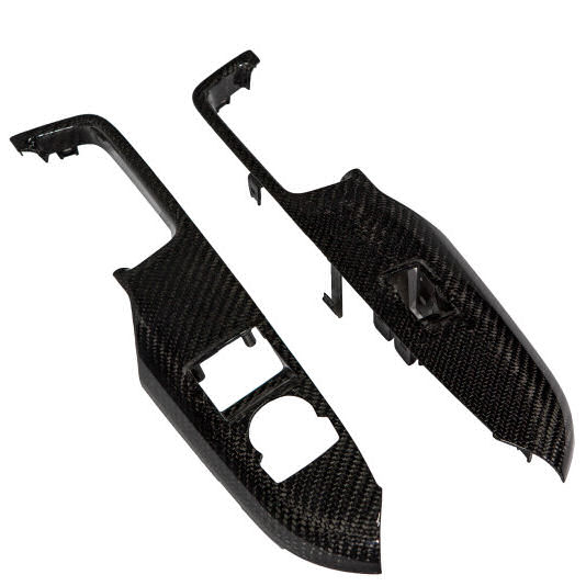 Window Switch Covers (Carbon) 15-23 Ford Mustang