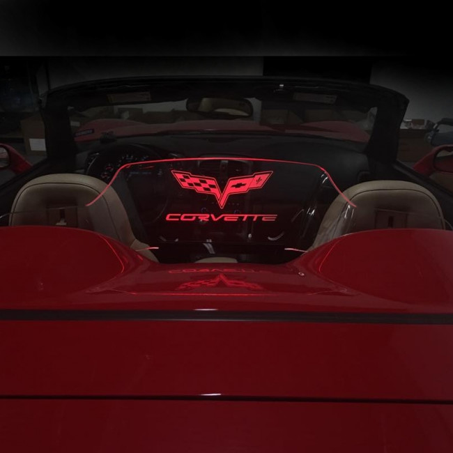 Windrestrictor� LED (Design 1) 05-13 Corvette Cabrio