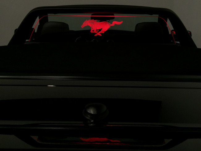 Windrestrictor� LED (Design 2) 15-22 Ford Mustang Cabrio